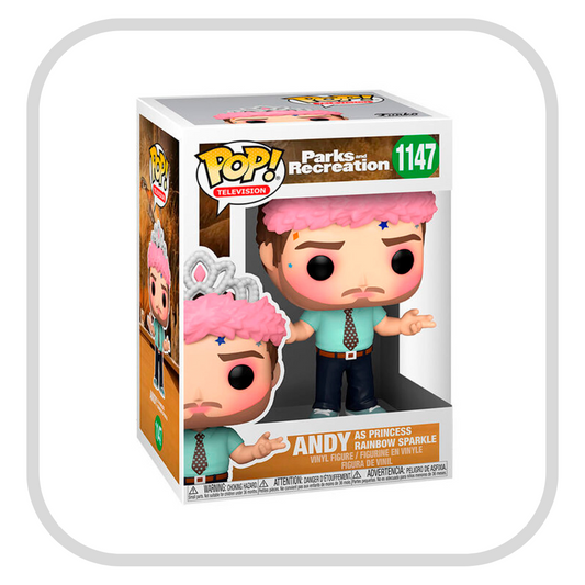 Funko Pop! Television Parks and Recreation Andy 1147 (Detalle)(R)