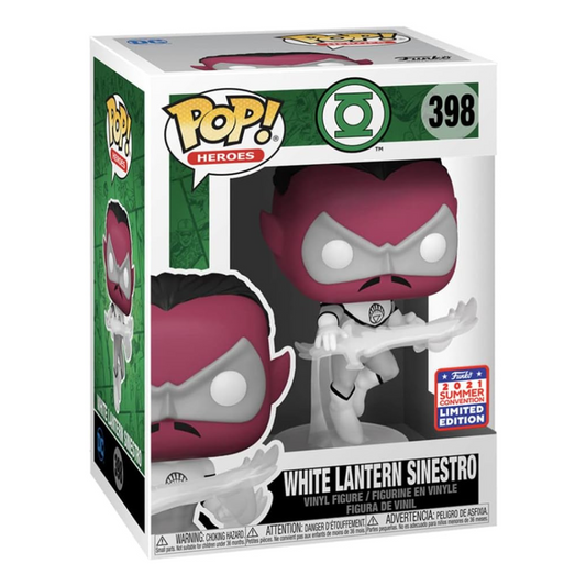 Funko Pop! Heroes White Lantern Sinestro 398 Summer Convention 2021