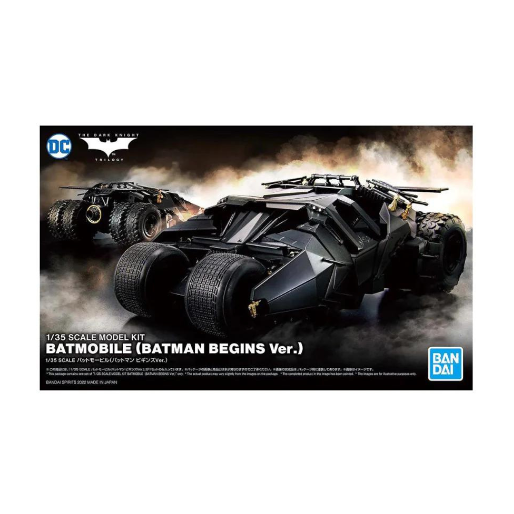 Bandai Model Kit escala 1/35 Batmobile (Batman Begins) Hero Zone