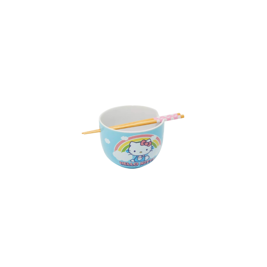 Chainsaw Man Ramen Bowl Set – 16 Unzen Keramik-Schale Mit Stäbchen, Offiziell Lizenziert