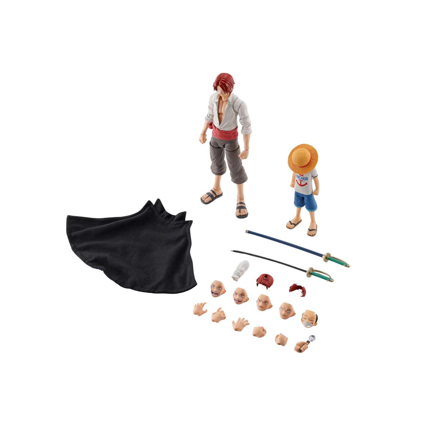 S.H. Figuarts Shanks & Monkey D LUFFY -KID ERA-