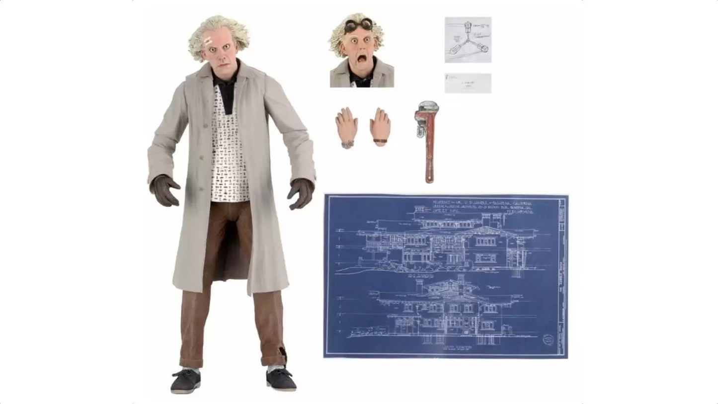 Doctor Brown Back To The Future Ultimate NECA