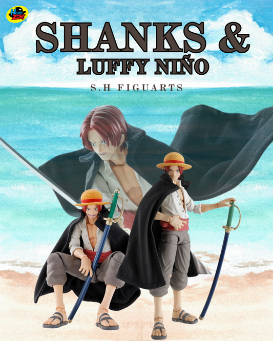 S.H. Figuarts Shanks & Monkey D LUFFY -KID ERA-