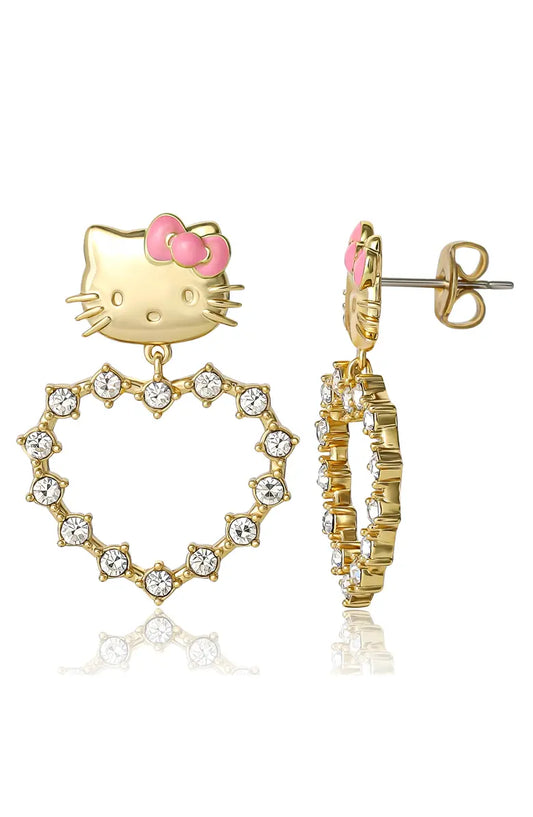 Pendiente Hello Kitty en forma de Corazon