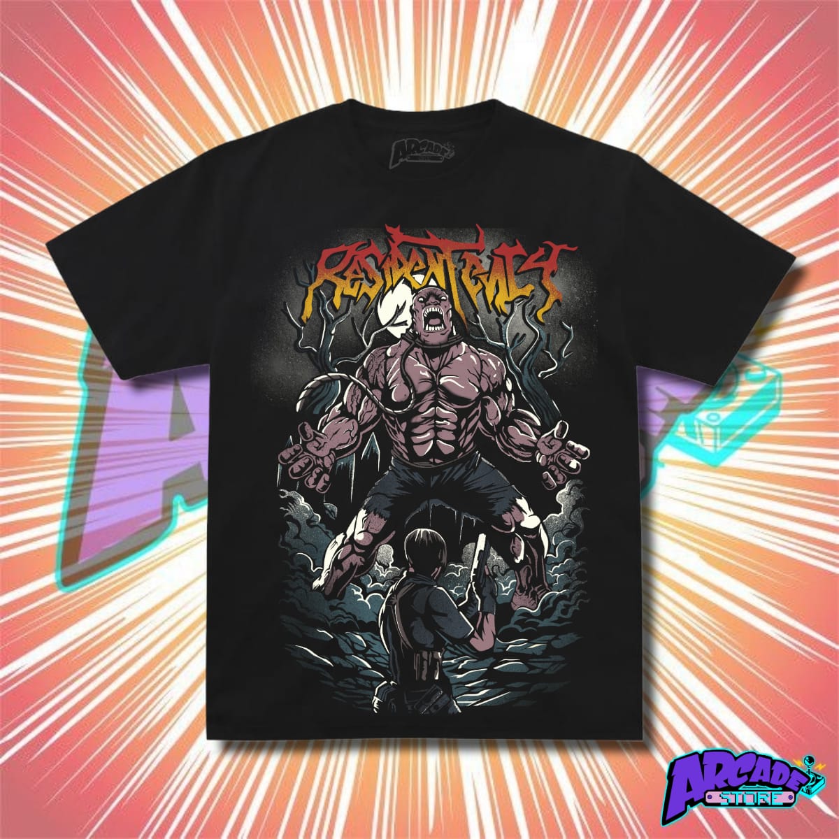 Playera Arcade Resident Evil
